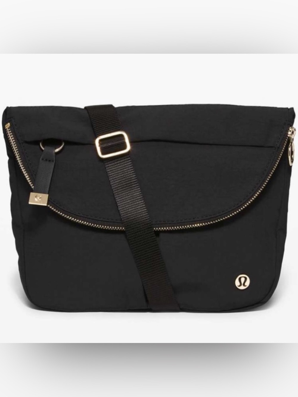 Lululemon All Night Festival Bag/Crossbody Vol 5L in Black /Gold